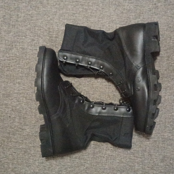 Maelstrom combat boots with Panama soles. Leather and cordura size 11.5W Black. - Picture 2 of 10